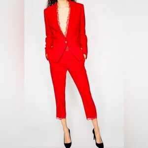 The KOOPLES Dentelle two piece suit women